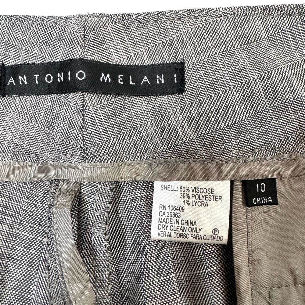 ANTONIO MELANI Maxine Fit Wide Leg Smoke Grey Pant Size 10 NWT - Picture 9 of 9